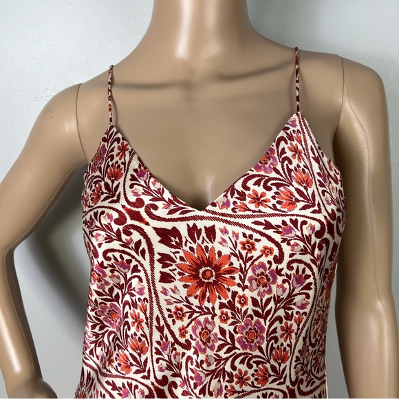 NEW CAMI NYC SILK FLORAL PRINT CAMISOLE - Picture 3 of 9